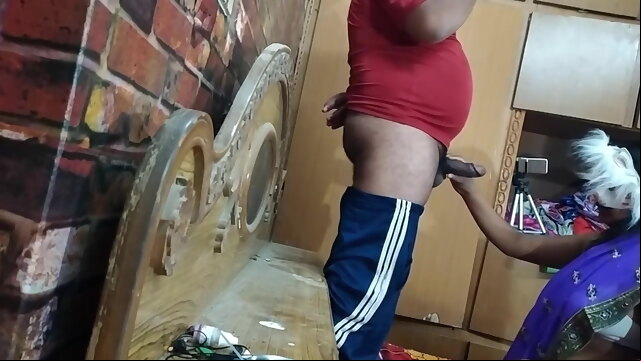 hardcore Blowjob in our room handjob